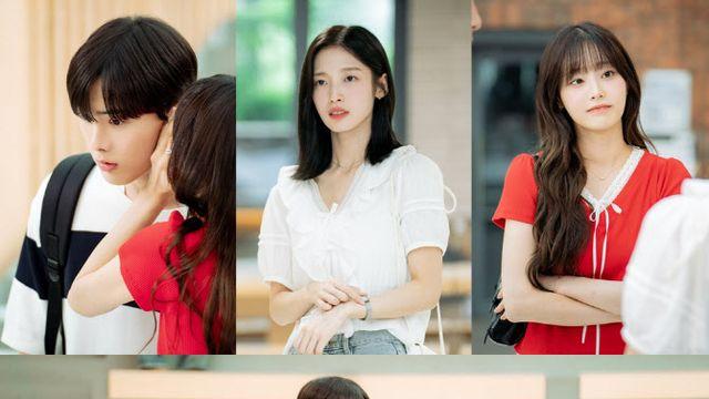 윤산하·아린·츄, 삼각관계 형성…'내 여자친구는 상남자' 스틸 공개