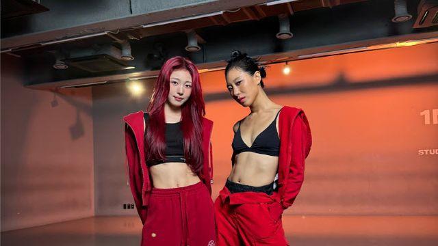 앳하트 아린X리아킴, '데몬' 페어 안무… '심장털이' 선언