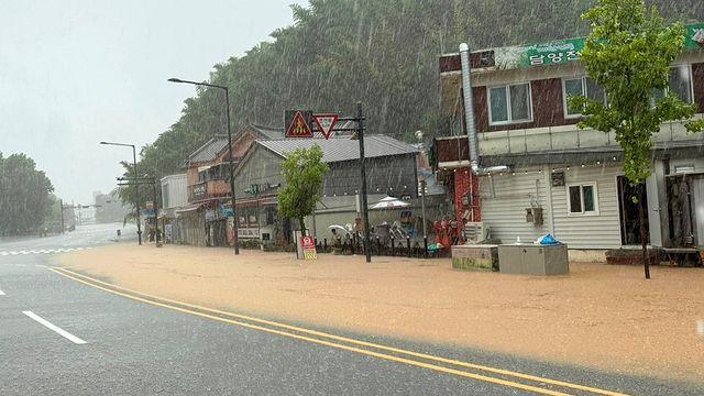 경북도내 15곳 도로 통제…