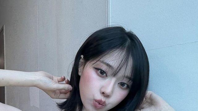 '에스파의 말티즈' 윈터의 흑화? 뱀피 크롭탑으로 드러낸 '날 선 시크미'