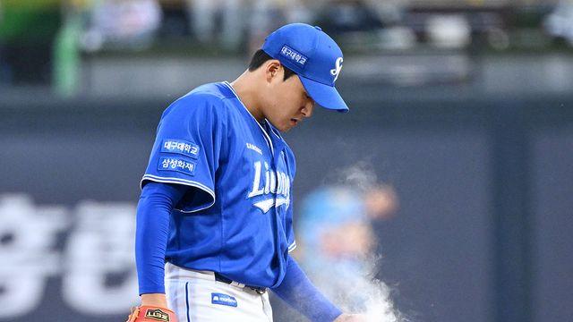 삼성 대충격! 노히트 도전 '116구' 무리였나…좌완 이승현, 팔꿈치 피로 골절 진단→사실상 시즌 OUT
