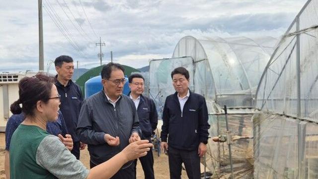 지준섭 농협중앙회 부회장, 예산·당진 호우 피해현장 방문
