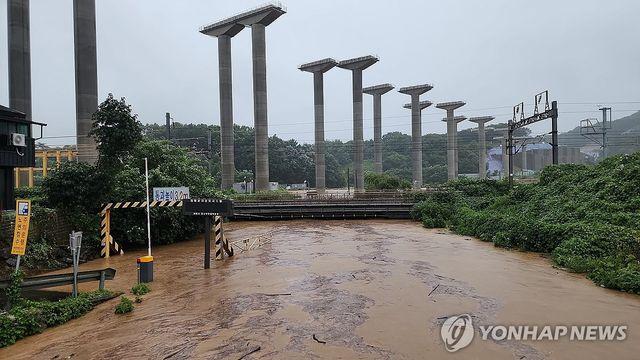 세종서 하천변 진입하다 물에 휩쓸려 40대 실종