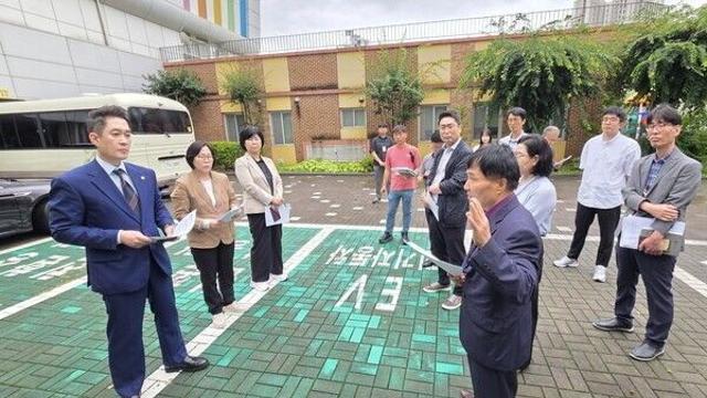 경기도의회 미래과학협력위원회, 학교 내 전기차 충전시설 안전점검