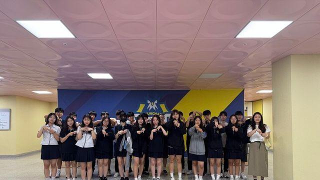 충남아산FC, 충남삼성고와 함께한 스타디움 투어…‘축구 산업 속으로 한걸음’