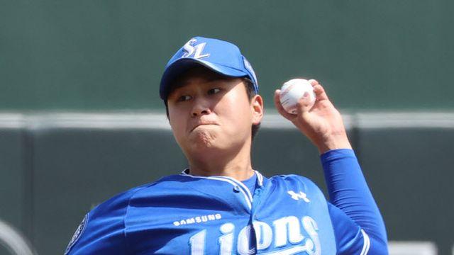 'LG전 노히트 도전이 독 됐나' 삼성 이승현, 팔꿈치 피로골절...시즌 아웃 위기