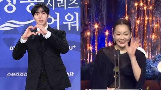 추영우·김민하, 신인상 주인공…카메라 향해 손인사 