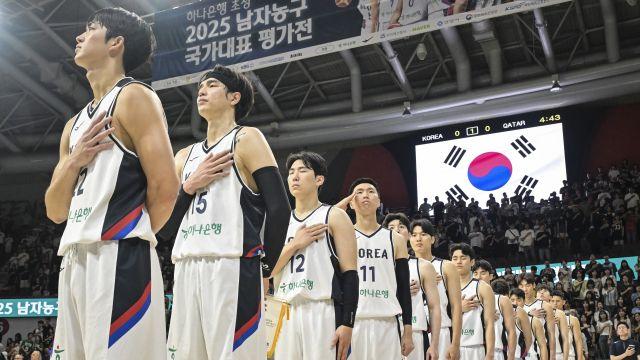 대한민국 남자농구 대표팀, 카타르와 평가전에서 90-71로 승리 [포토뉴스]