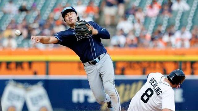 김하성, 후반기 첫 경기서 무안타 침묵…탬파베이는 11-1 대승