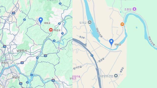 강한 비에 가평 대보교 월류…당국, 주민 대피 조치