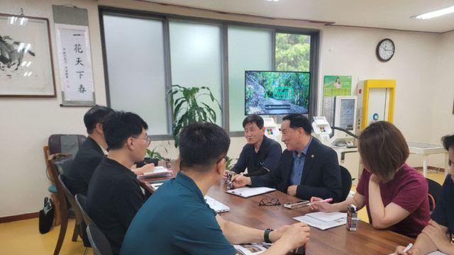 한민수 인천시의원, 스마트경로당 방문 운영실태 점검