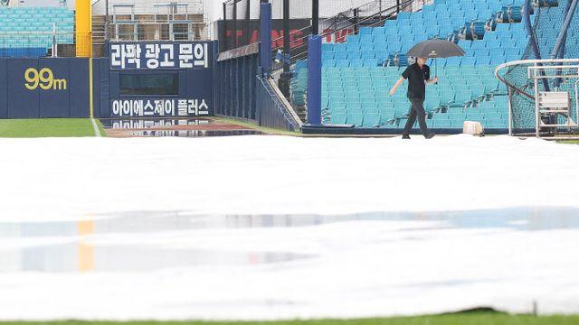 프로야구 대구·광주 경기, 우천 및 경기장 사정으로 취소