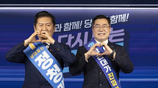 정청래, 與 당대표 충청 첫 경선서 62.77% 승리…박찬대, 37.23%(종합)