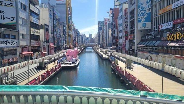 일본 오사카 도톤보리의 도로롱 2일차 근황