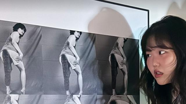 이수현, 이찬혁 전시 방문 