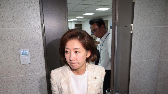 나경원, 전당대회 불출마 선언 
