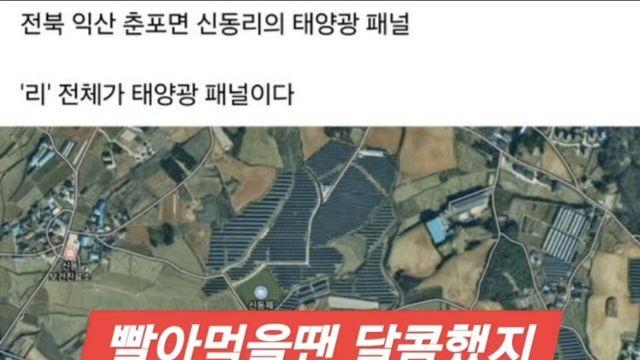 익산 태양광 패널 설치 근황 ㄷㄷㄷ