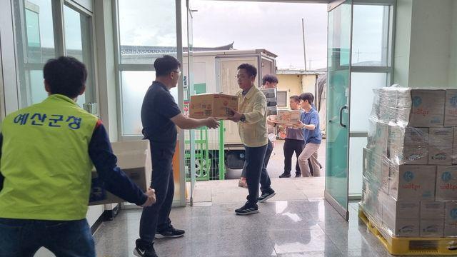 수자원공사, 수해 지역 식수 제공…병물 생산 24시간 가동