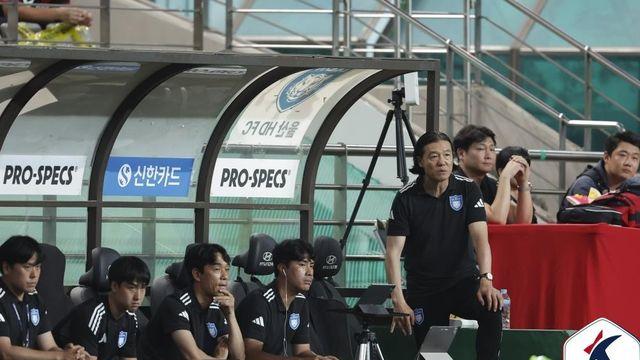 '4경기째 무승' 울산 김판곤 감독 
