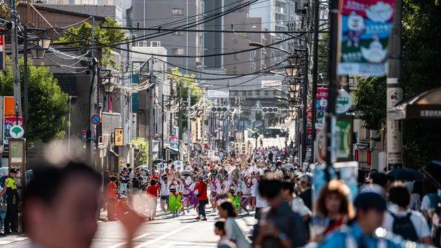 동네 축제 - 아와오도리 (阿波踊り)