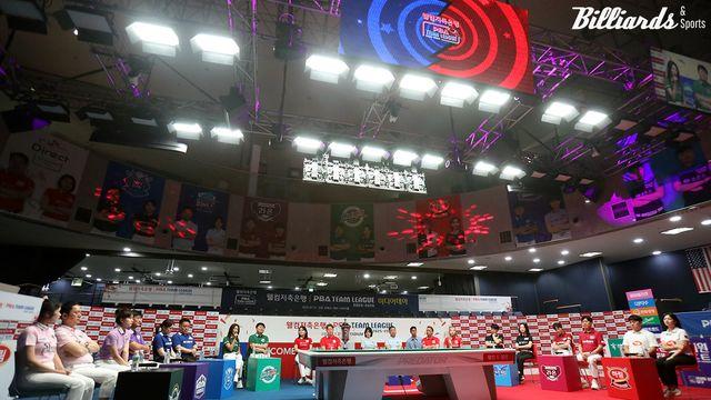 “팀원들과 하나돼 우승 도전!”…PBA 팀리그 10개 팀, 미디어데이서 출사표 던졌다