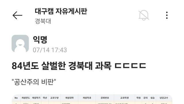 1984년 경북대에 개설되었던 과목.jpg