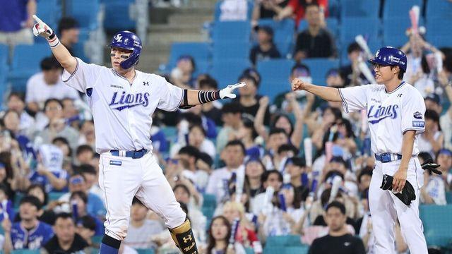 '강민호 4타점' 프로야구 삼성, SSG에 7-5 역전승