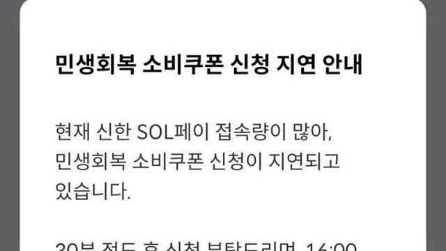 '소비쿠폰' 신청 둘째날 대체로 원활…일부 카드사 앱 지연