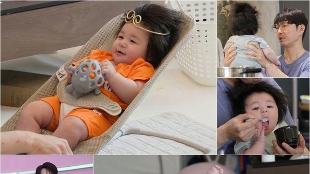 KBS2 ‘슈퍼맨이 돌아왔다’ 심형탁 아들 생후 164일 하루, 손오공 변신!