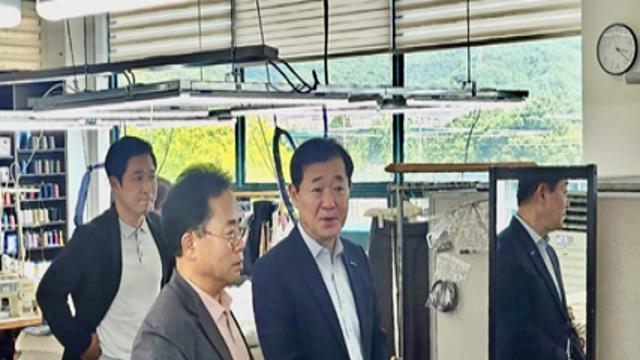 이태식 대표, 행복한백화점 입점 중소기업 방문…현장 애로 청취 