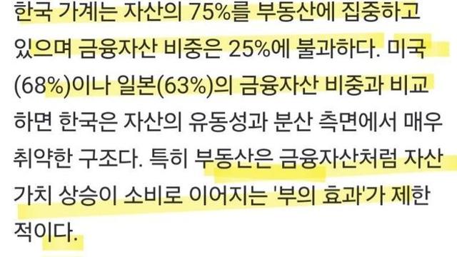 우리나라 내수 경제에 돈이 안도는 이유. jpg