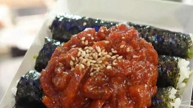 8000원짜리 충무김밥집,,