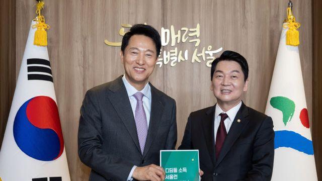 안철수-오세훈 오찬회동…전대앞 ‘반극우 연대’ 속도내나