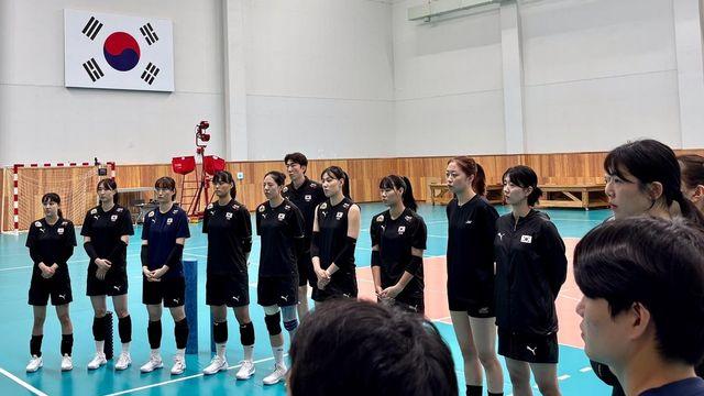 '심기일전' 여자배구 대표팀, 코리아인비테이셔널 대비 담금질
