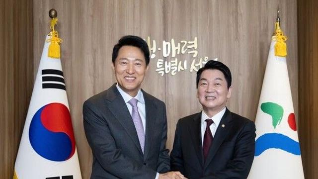 안철수-오세훈, 내일 오찬회동…당 쇄신방향 논의할 듯