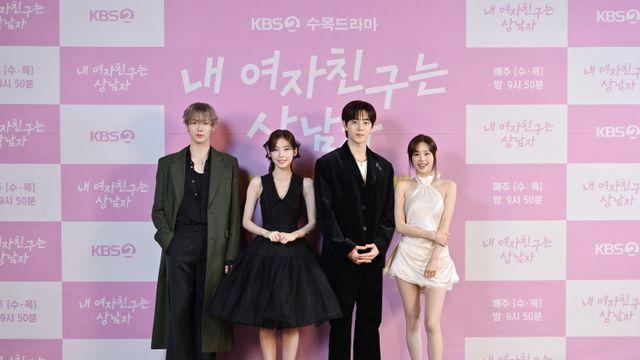 아린·츄·윤산하 모은 '내 여자친구는 상남자'…아이돌 청춘물 어떨까 [종합]