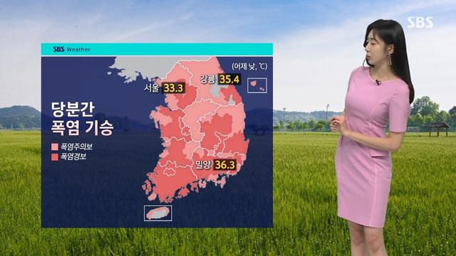 갈수록 더위 심해진다.. 금 토 일 37도 38도 