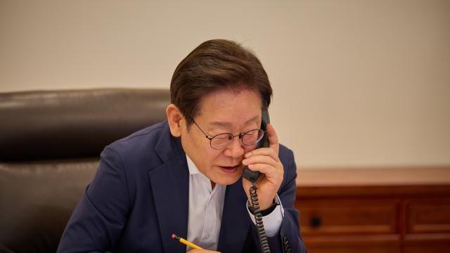 李대통령, 이재용 삼성전화 회장과 투자 현안 논의