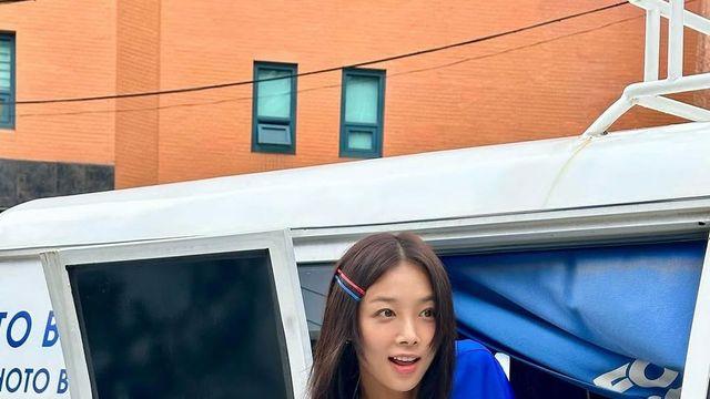 '원더걸스 출신' 유빈, 푸드트럭 앞에서 작정한 힙스터? 저지에 롱삭스까지 레전드 갱신