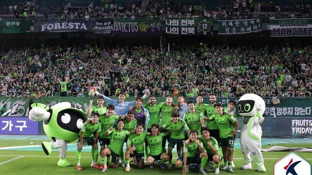 '지는 법 잊은' 전북, 26일 광주와 호남더비…20경기 무패 가자!