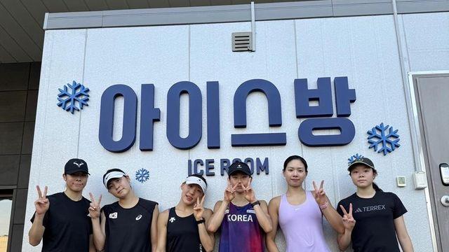 진천선수촌 ‘아이스방’, 폭염 속 국가대표 선수들에 ‘인기’