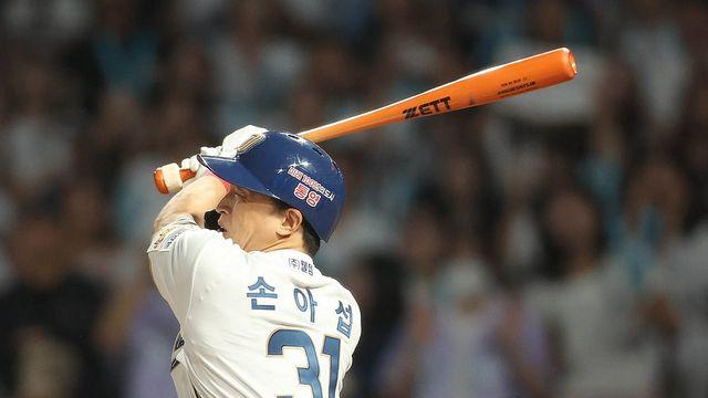 프로야구 NC 손아섭, 옆구리 근육 손상돼 엔트리서 말소