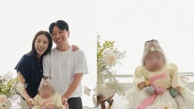 '이규혁♥' 손담비, 딸 100일 잔치 공개…완성형 미모