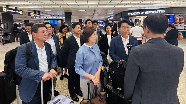 방미 野의원들, 美에 “中견제에 적극 동조하도록 한국정부 설득”