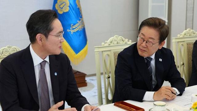 이 대통령, 이재용 회장과 만찬 회동…대미투자 논의