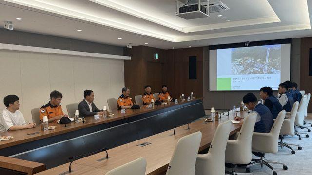 정남구 충북소방본부장, 현대엘리베이터 아산타워 행정지도