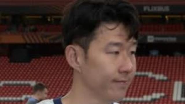 유로파 결승 손흥민 부상 장면
