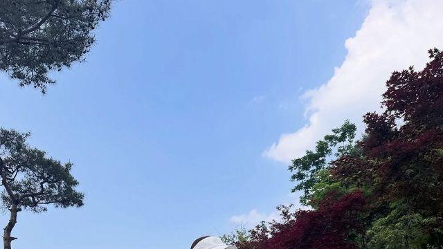 김민아, 하늘보다 더 예쁜 미모…골프장 밝히는 '시선 강탈' 비주얼