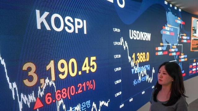코스피, 연고점 뒤 '제자리'…3190선 마감(종합)