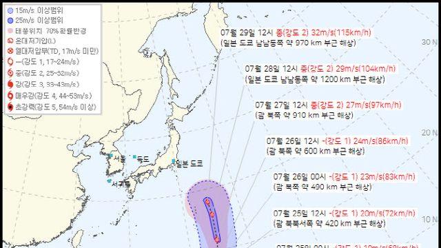 7·8·9호 태풍 3개, 동시에 북상…한국 영향은?